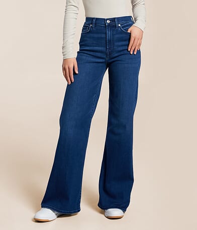 7 For All Mankind Jo Wide Leg Stretch Jean front view