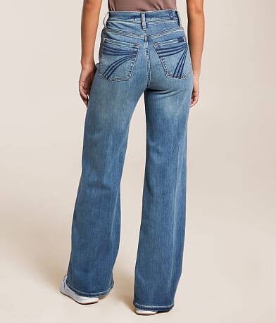 7 For All Mankind Jo Wide Leg Stretch Jean back view