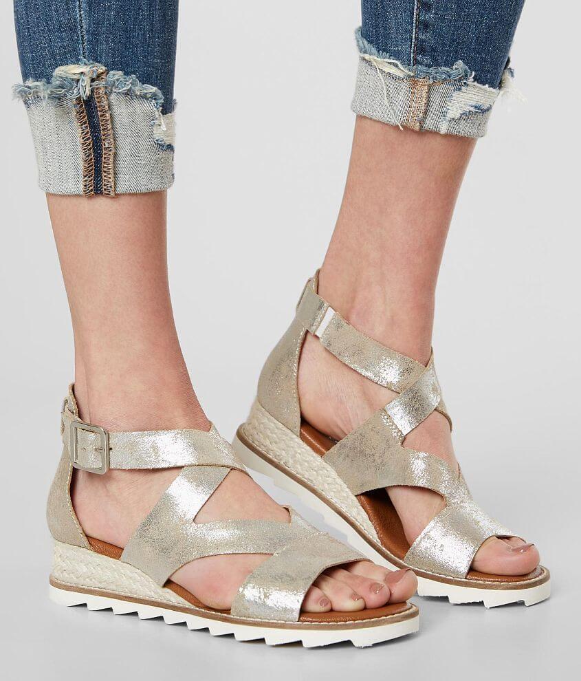 Diba True Qu Aint Leather Wedge Sandal