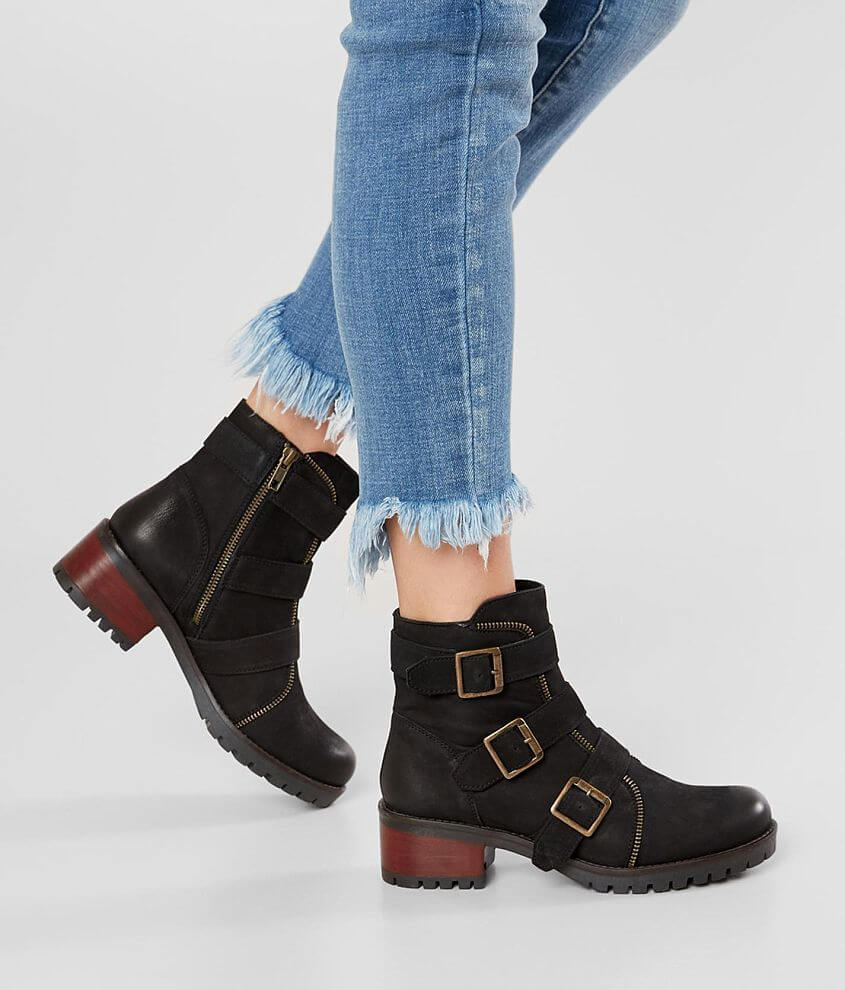 Roll Around Leather Ankle Boot