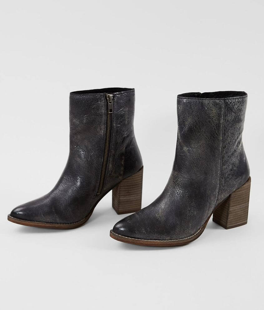 Diba True Tall Toes Leather Ankle Boot - Women's Shoes in Slate | Buckle
