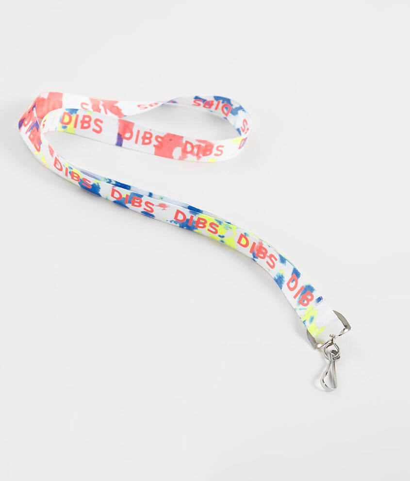Dibs Glitch Lanyard front view