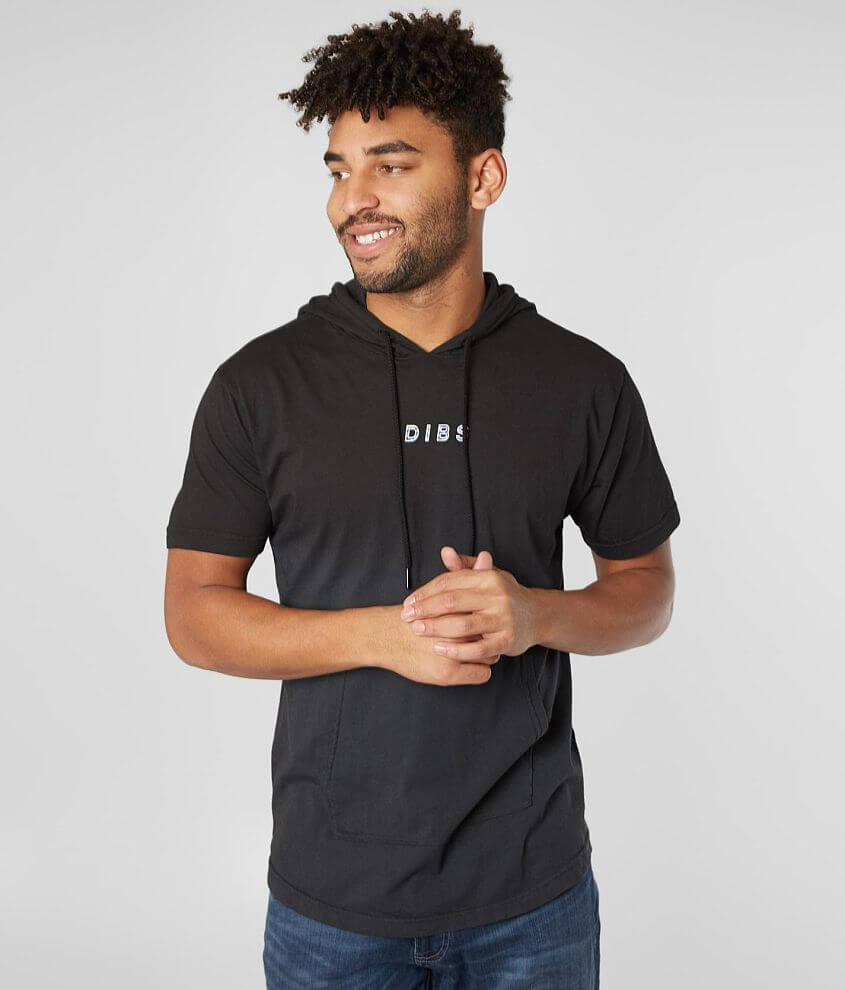 Image of Dibs Striper Floral Hooded T-Shirt