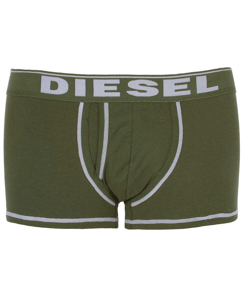 Diesel Divine Stretch Boxer Briefs Men's Boxers in Olive Green Buckle