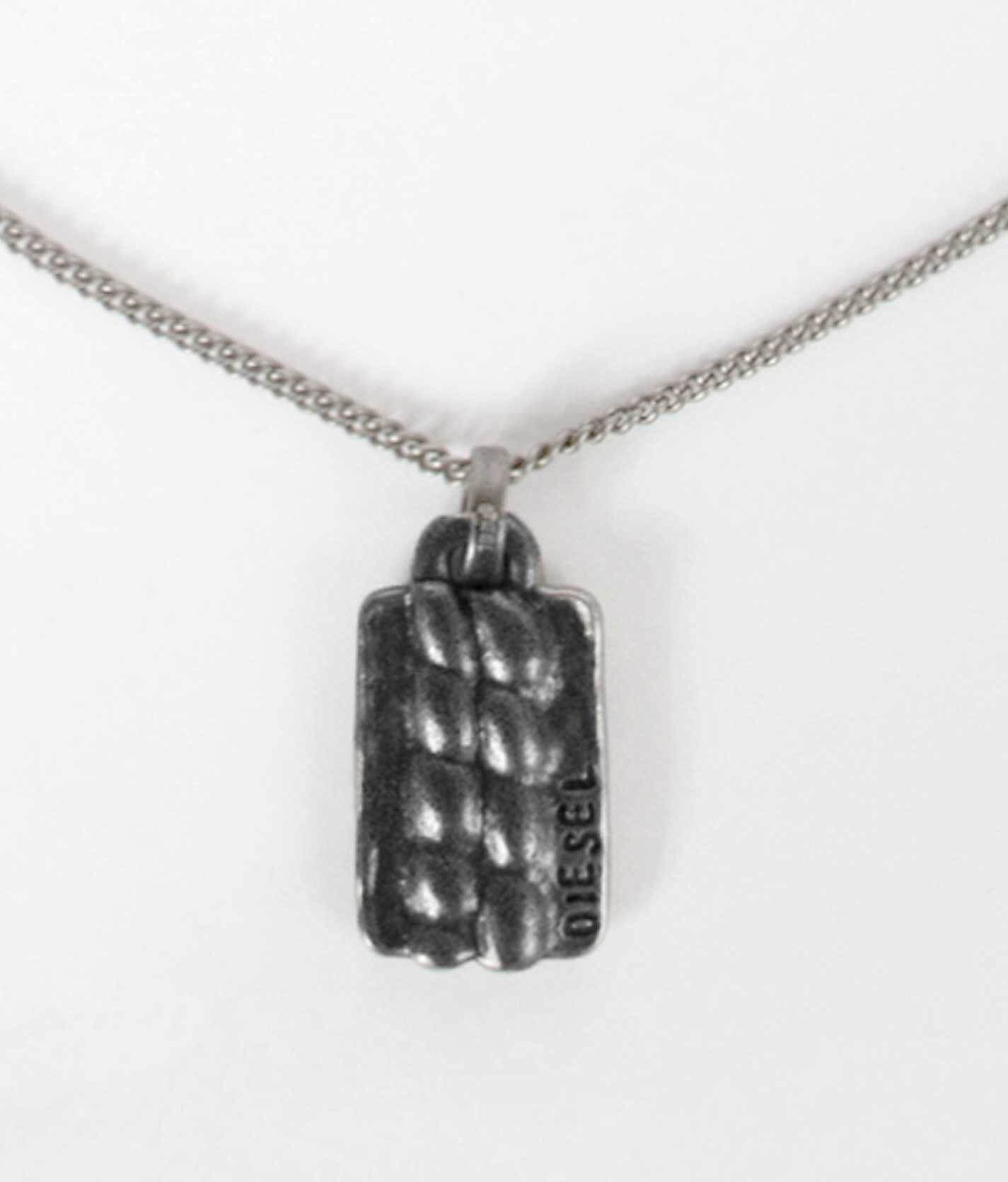 ★Diesel★Stainless Steel Pendant Necklace(Dx1581040) Diesel Dx1581040 Stainless Steel Pendant Necklace Silver