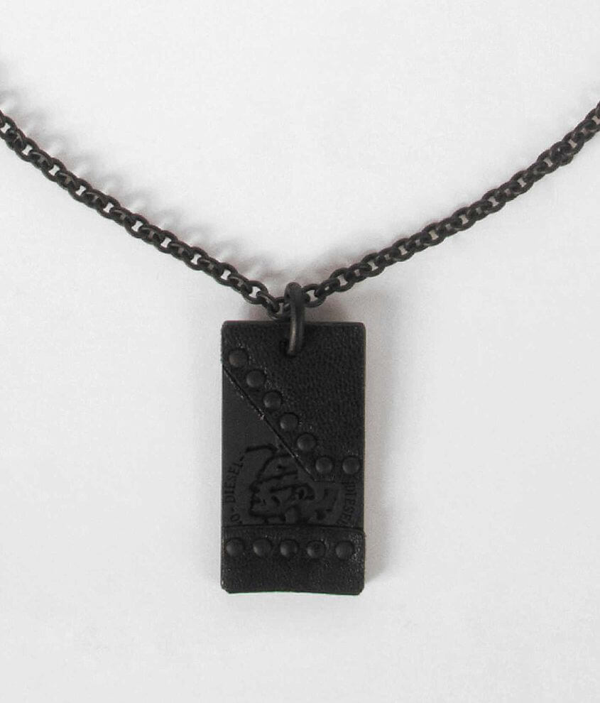 Diesel Dog Tag Necklace front view