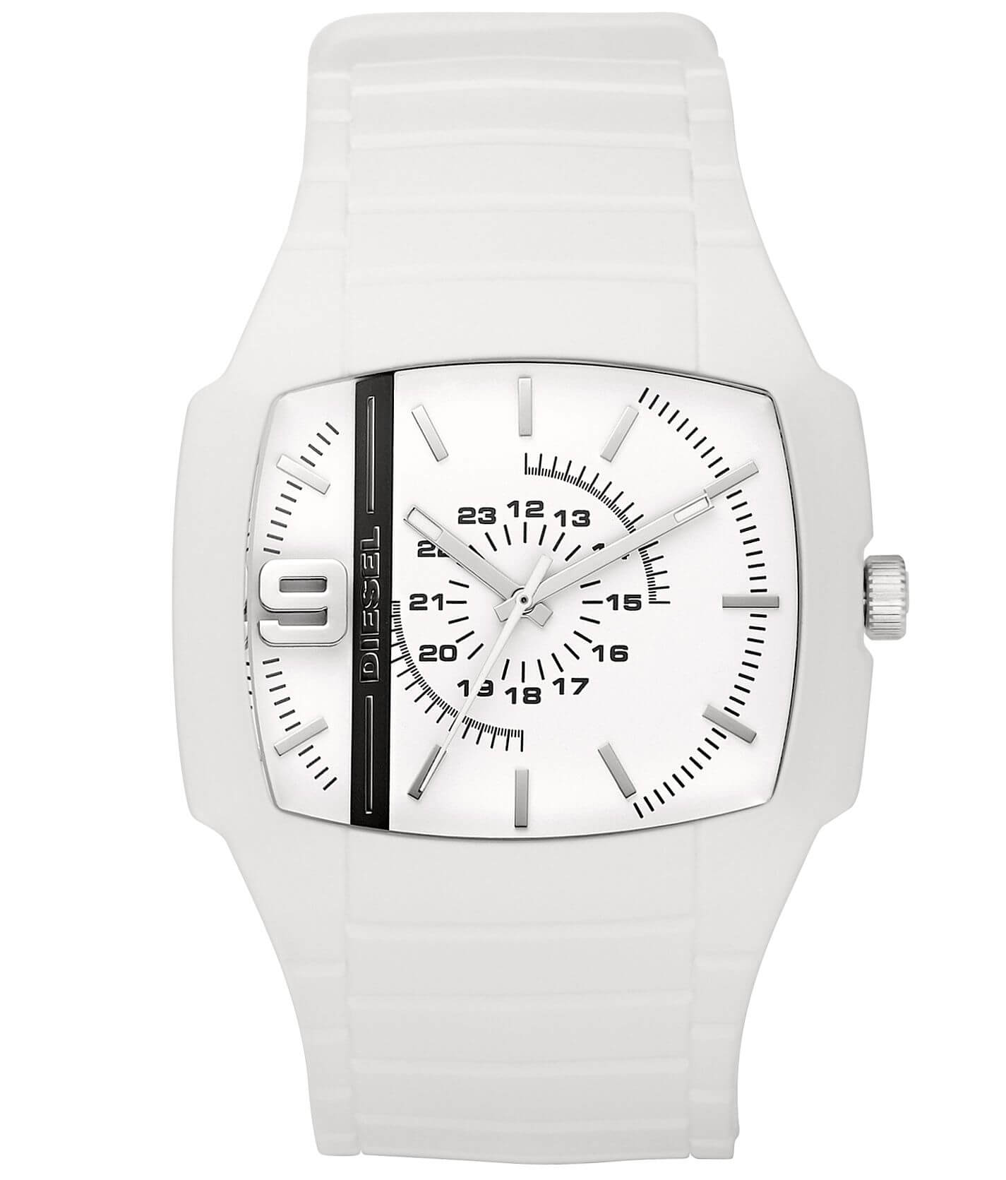 Diesel Mr. Daddy 2.0 Chronograph White Silicone Watch