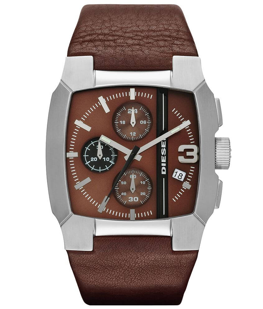 Diesel Cliffhanger Watch - Men's Watches in Brown | Buckle