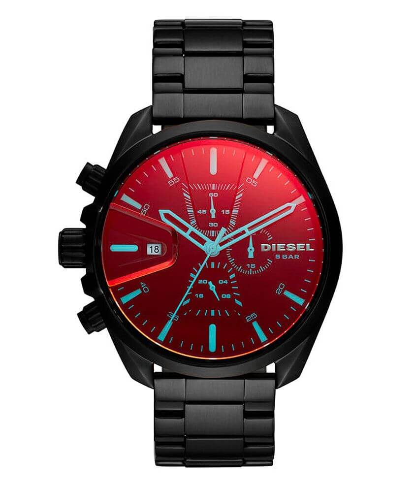 Diesel MS9 Chrono Watch - Men's Watches in Black | Buckle