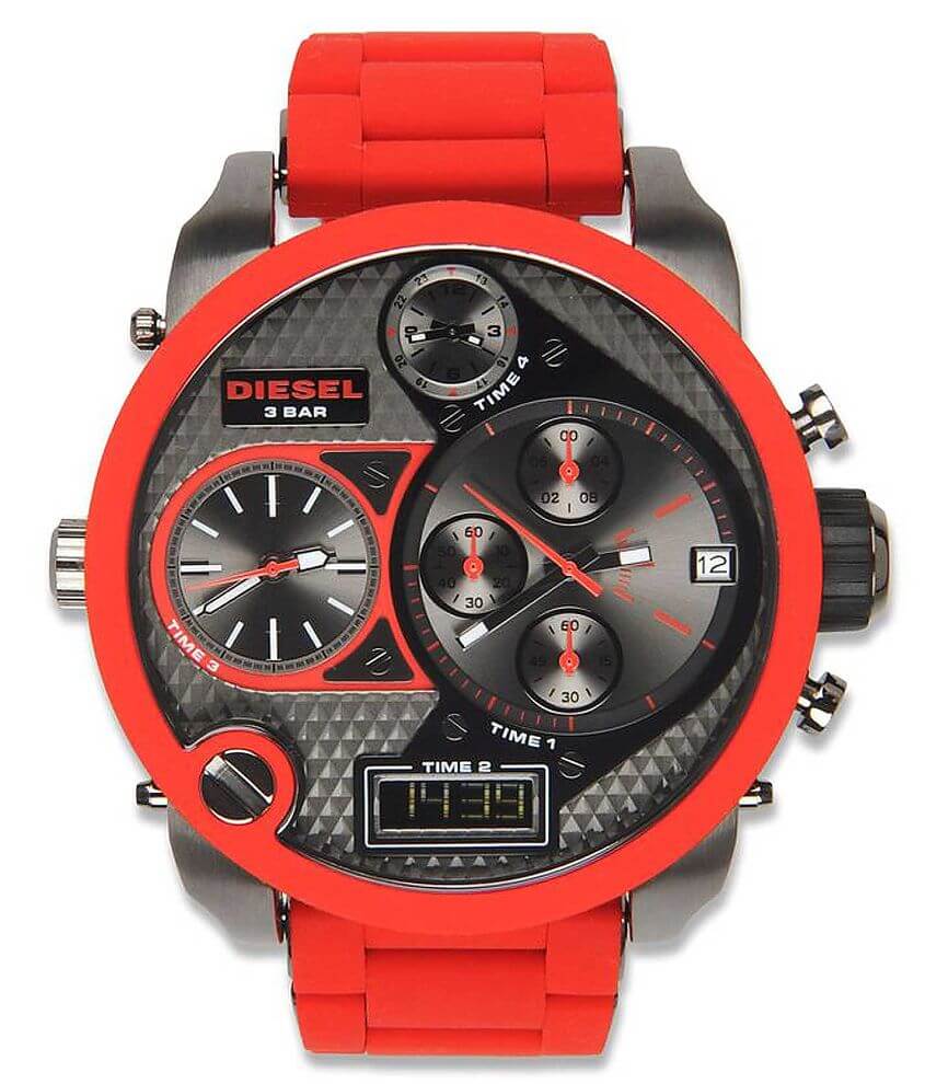 Diesel mr daddy watch clearance red