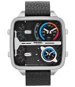 Diesel Square Daddy Watch - Men's Watches in Black | Buckle
