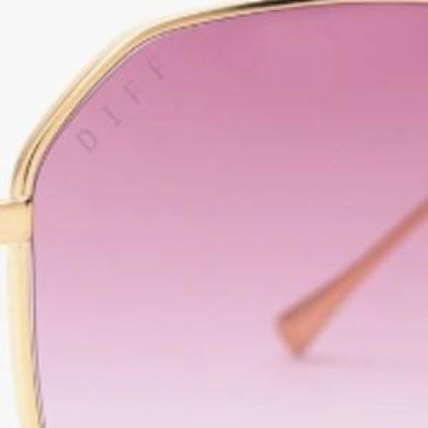 DIFF Eyewear Dash Aviator Sunglasses - Women display picture 1