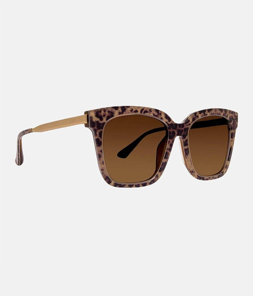 Image of DIFF Eyewear Bella Leopard Sunglasses