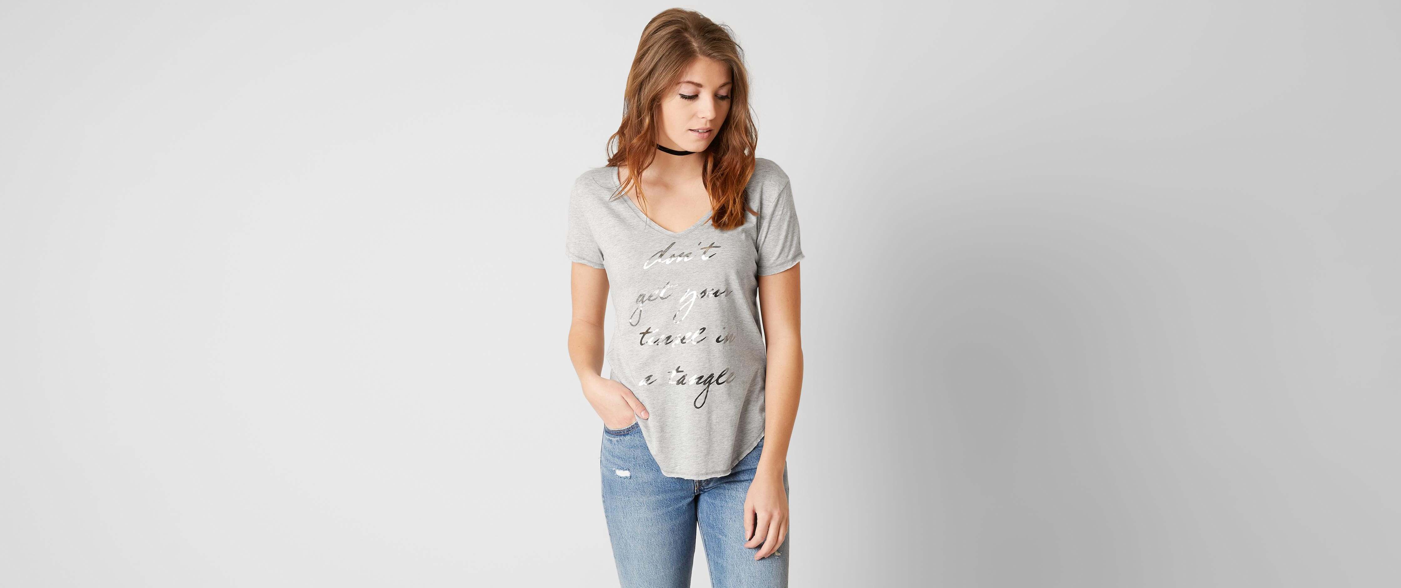 twine & stark Tinsel In A Tangle TShirt Women's TShirts in Heather
