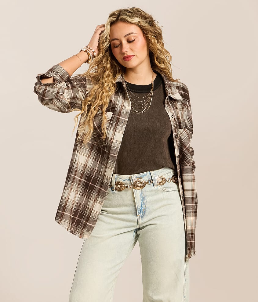 Plaid Boyfriend Shirt