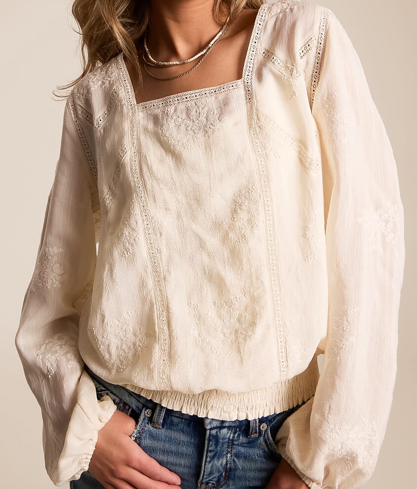 Floral Embroidered Top