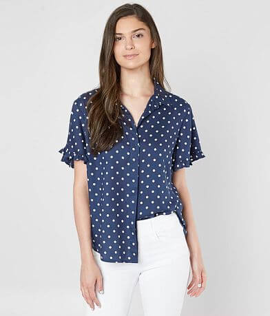 Willow &amp; Root Polka Dot Blouse FULL_RIGHT_SIDE
