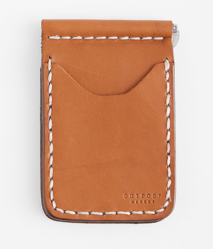 Outpost Makers Money Clip Leather Wallet