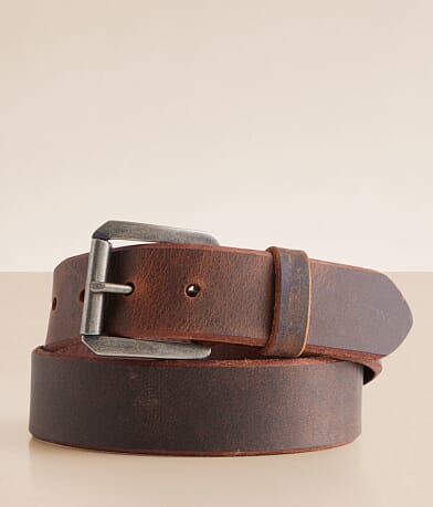 BKE Full Grain Leather Belt front view