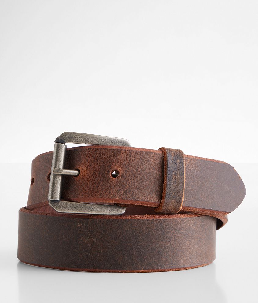 BKE Full Grain Leather Belt front view