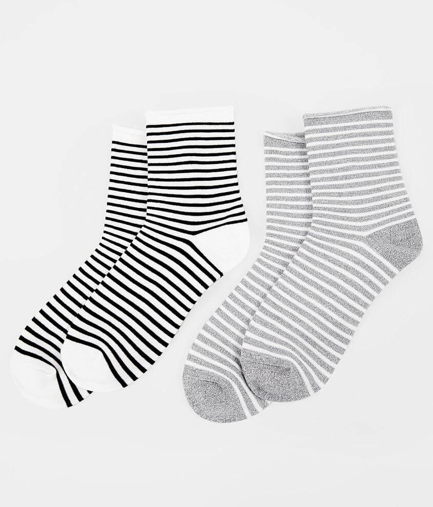 BKE 2 Pack Striped Socks