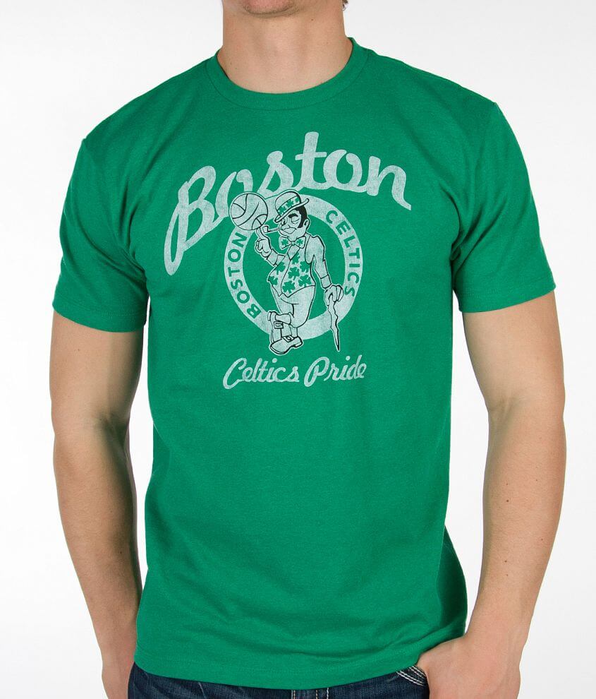 Mustache Brigade Celtics Pride T-Shirt front view