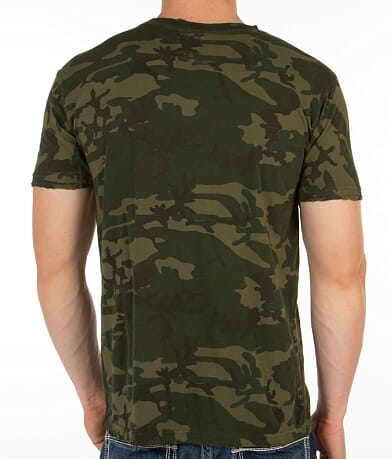 Mustache Brigade High Life Shield T-Shirt BACK