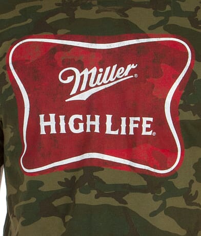 Mustache Brigade High Life Shield T-Shirt FRONT_DETAIL