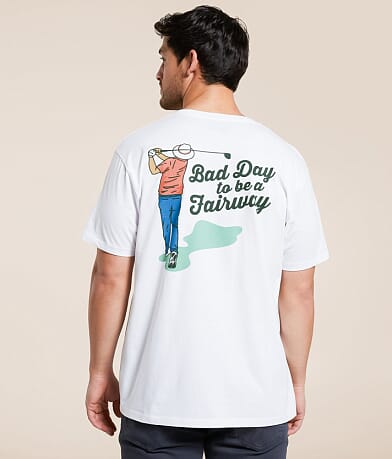 Breezy Golf Bad Day To Be A Fairway T-Shirt front view