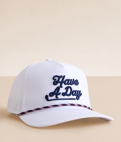 Breezy Golf Have A Day Rope Hat front view