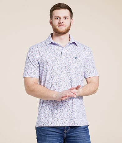 Breezy Golf Have An Opening Day Performance Polo front view