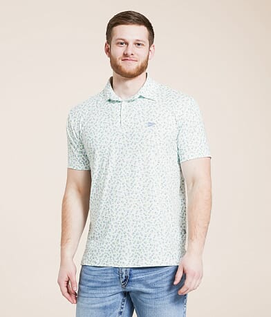 Breezy Golf Vodka Soda Performance Polo front view