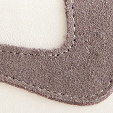 White Grey Leather