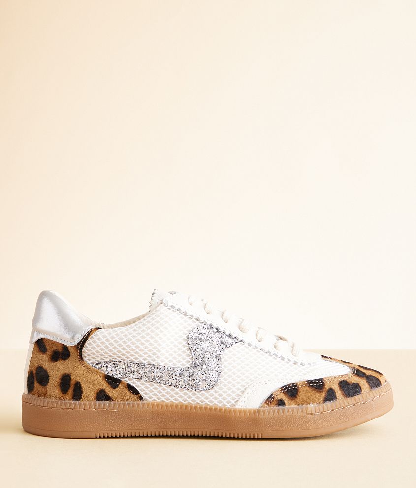 Dolce Vita Notice Leopard Leather Sneaker front view