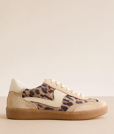 Dolce Vita Notice Leopard Leather Sneaker front view