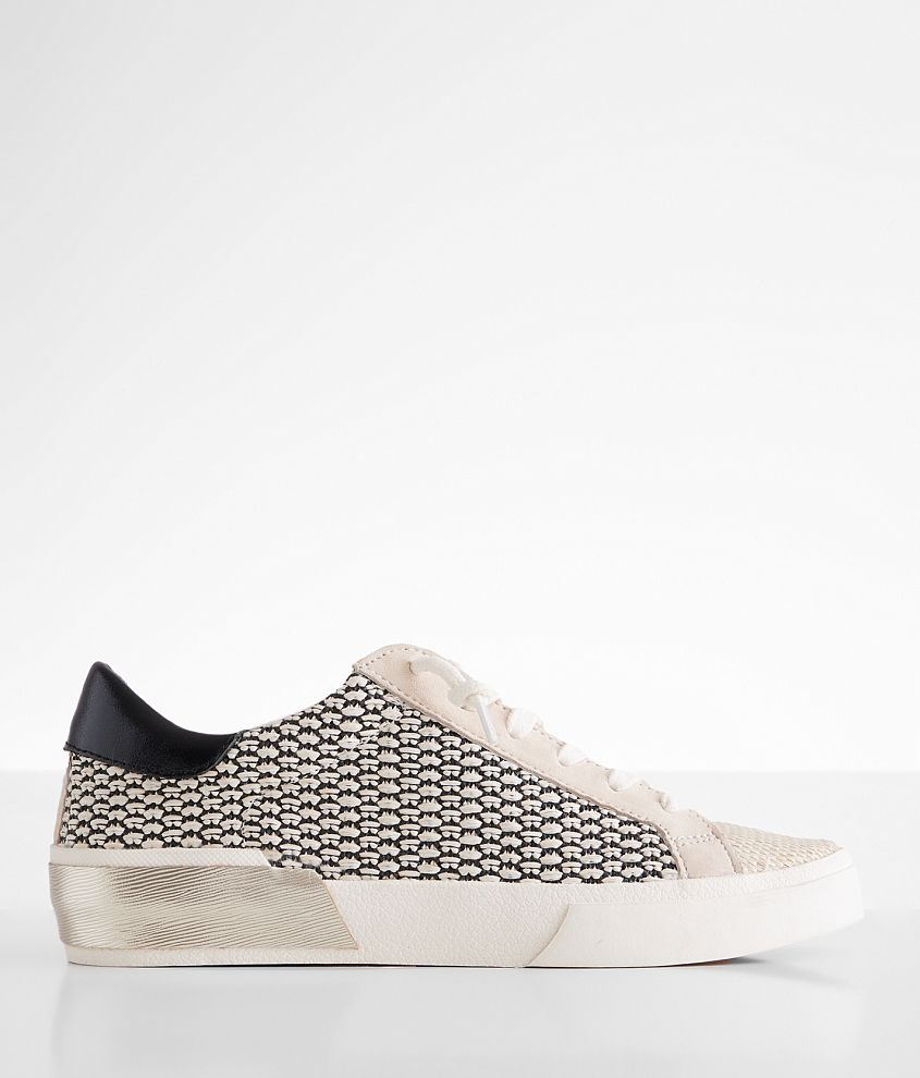 Dolce Vita Zina Low Top Raffia Sneaker front view