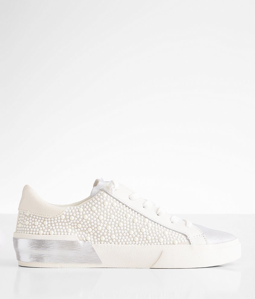 Dolce Vita Zina Pieced Low Top Leather Sneaker front view