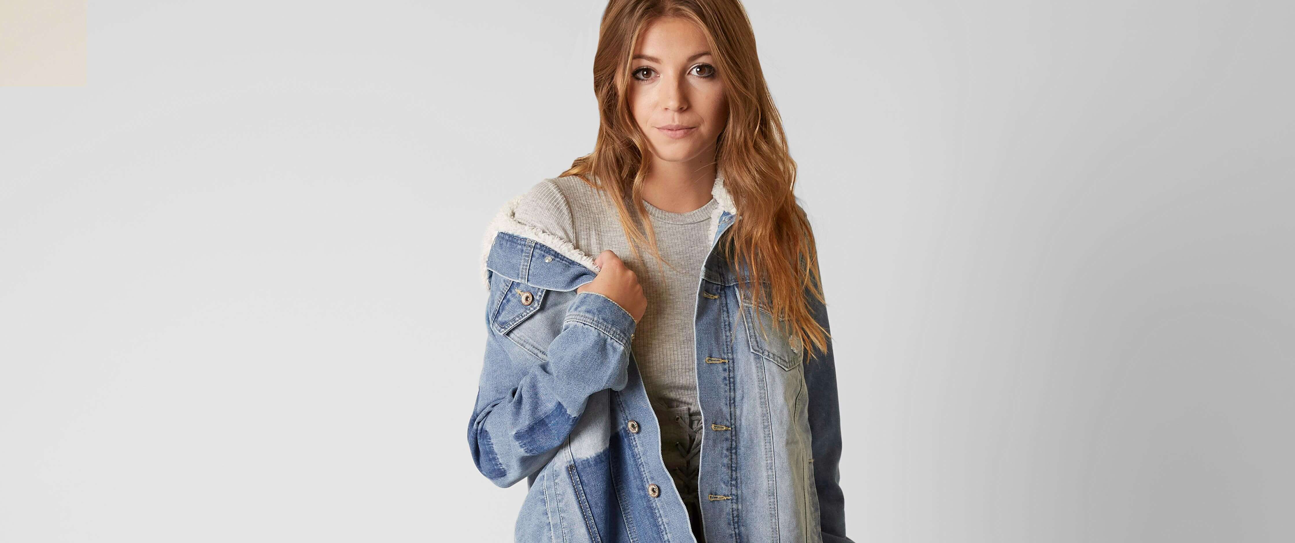 buckle jean jacket