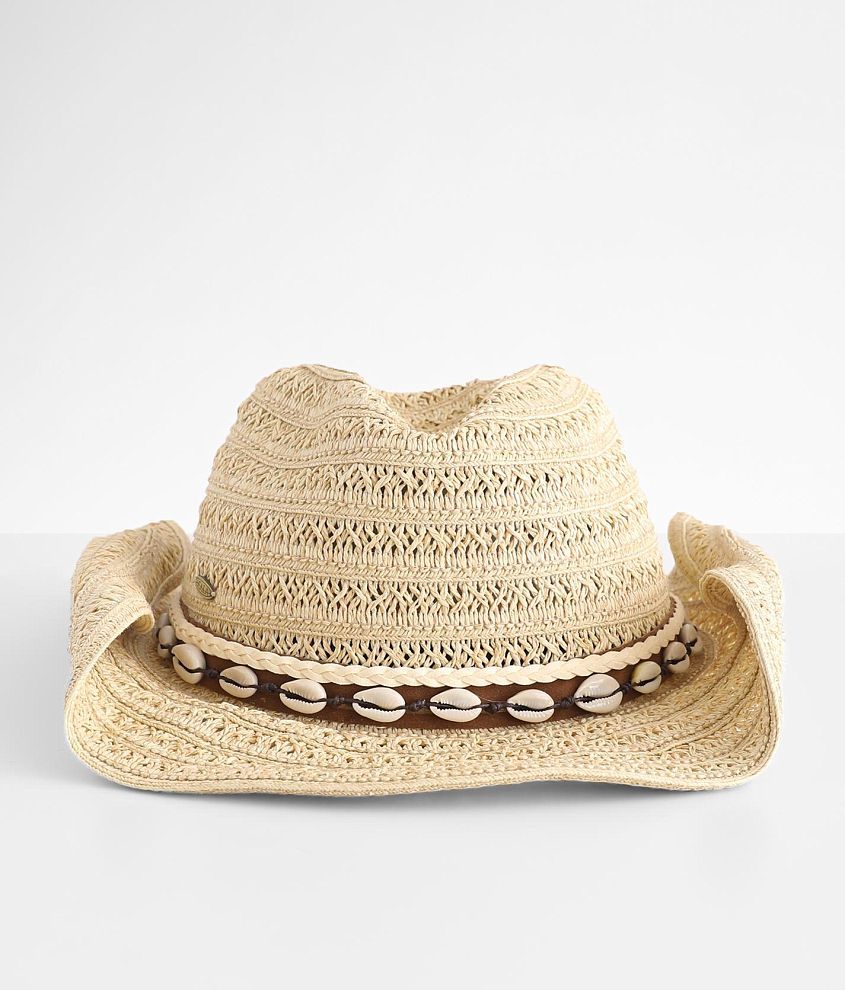 Scala&#8482; Western Straw Hat front view