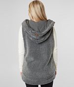 Wanakome Kira Sherpa hotsell Hooded Vest in Charcoal sz medium