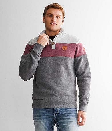 Wanakome Benjamin Henley Sweatshirt front view