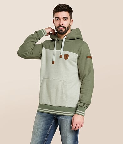 Wanakome Fairside Heathered Hooded Sweatshirt front view
