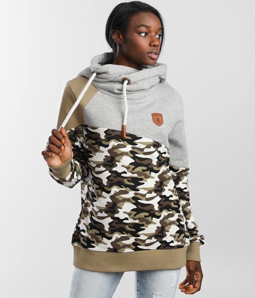 Women's camouflage best sale hooded sweatshirts