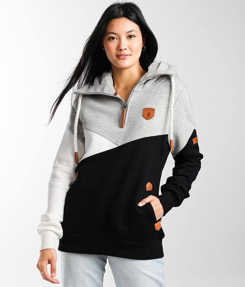 Wanakome Becky Color Block Pullover Sweatshirt front view