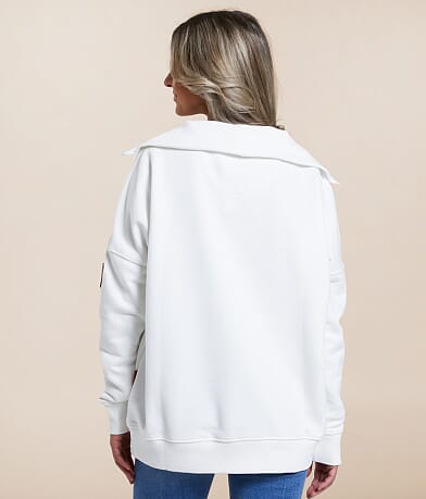 Wanakome Padma Half Zip Pullover BACK