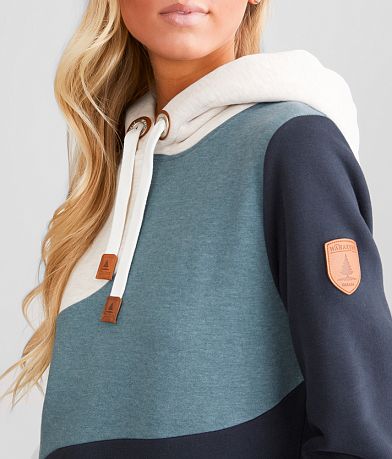 Wanakome Color Block Hooded Sweatshirt MISC_DETAIL_1