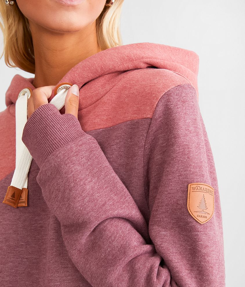 Color Block Hooded Sweatshirt