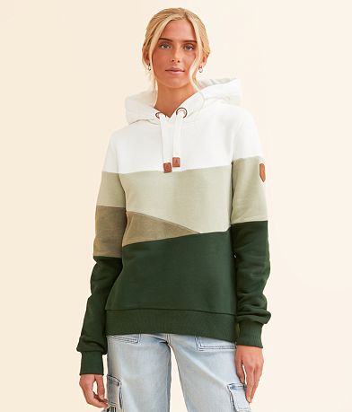 Wanakome Horizon Color Block Hooded Sweatshirt front view