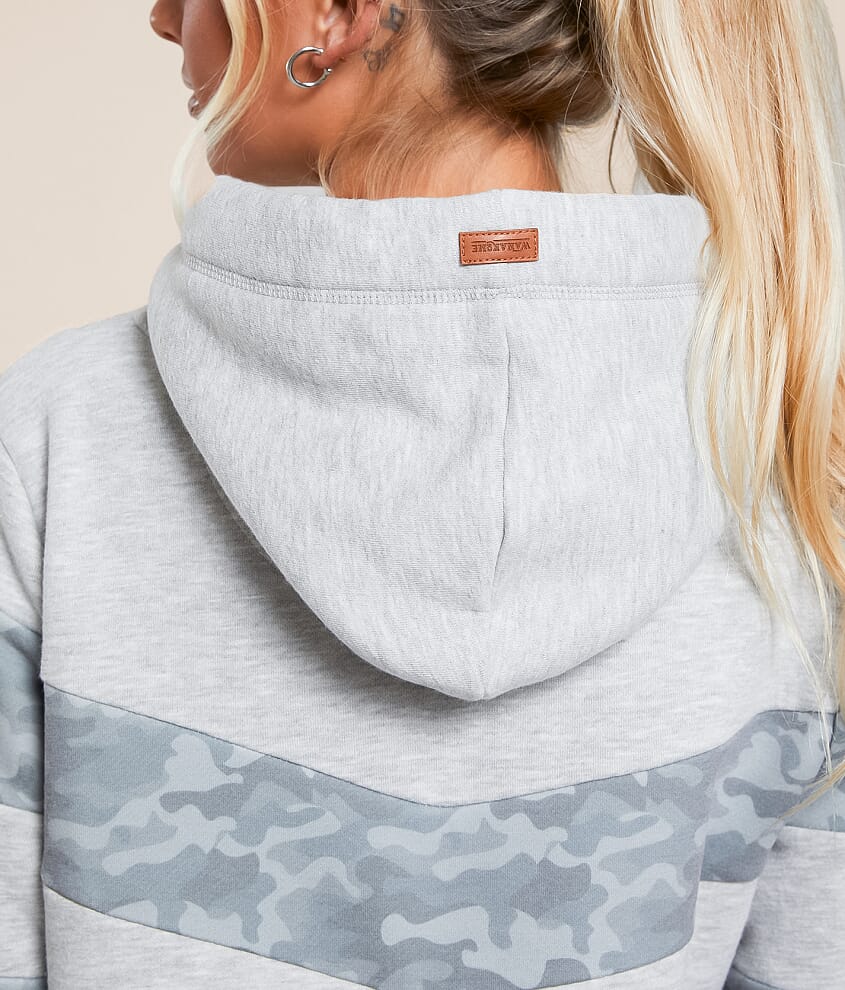Allia Color Block Hooded Sweatshirt