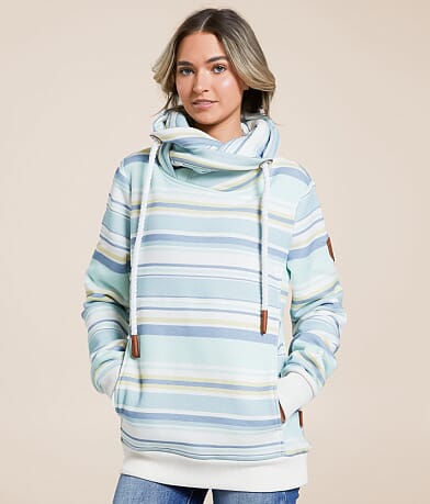 Wanakome Minty Striped Pullover front view